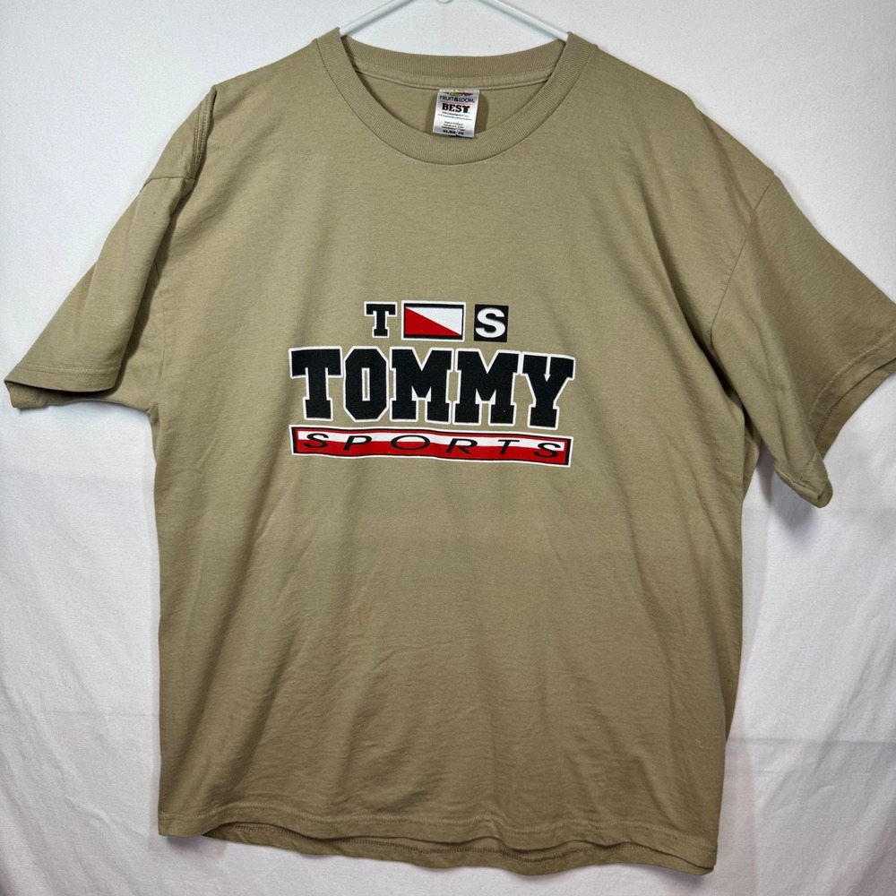 Tommy Sports T-Shirt Graphic‎ Print Casual Wear Mens Sz XL